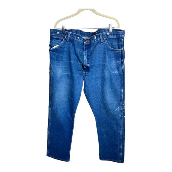 1980s Wrangler Jeans with Suspender‎ Buttons - Picture 1 of 8